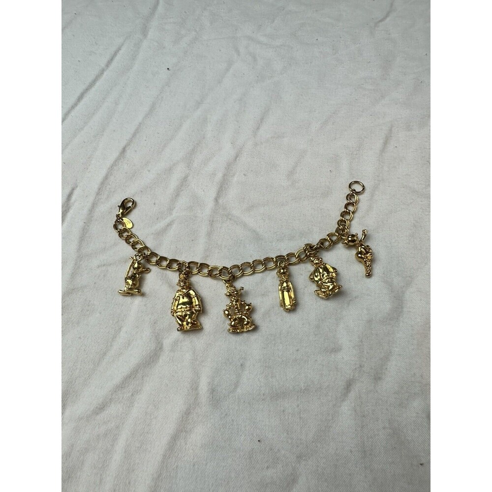 Vintage Popeye Charm Links Bracelet King Feature Syndicate Peter Brams 1990